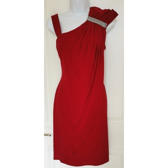 Host PICK NWT festive Cleo red dress crystal  size 6 - Picture 12 of 12